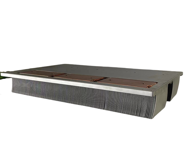 High Power 2000W Custom Heat Sink Copper Skived Fin for Industrial IGBTs Module 550mm Heat Pipe Heat Sink